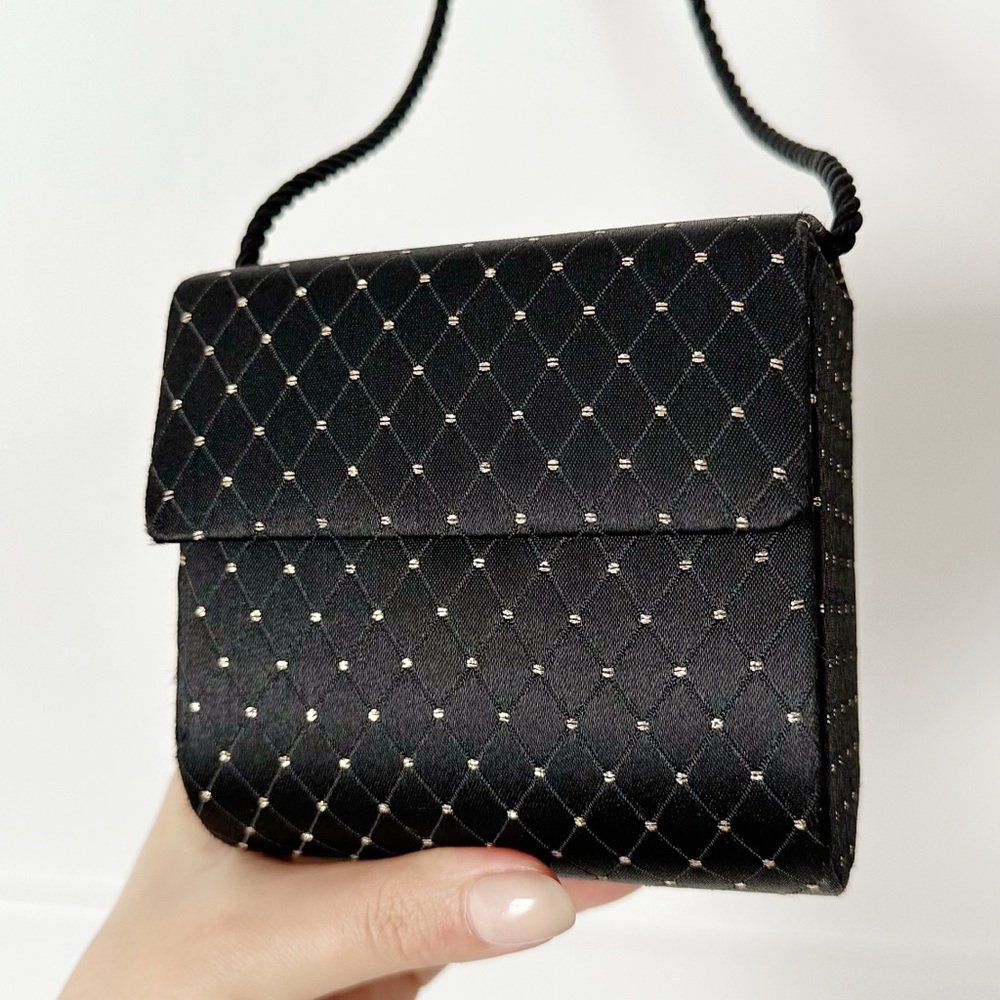Vintage Carolyne Barton Mini Evening Bag With Mirror